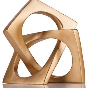 Gold Geometric Sculpture